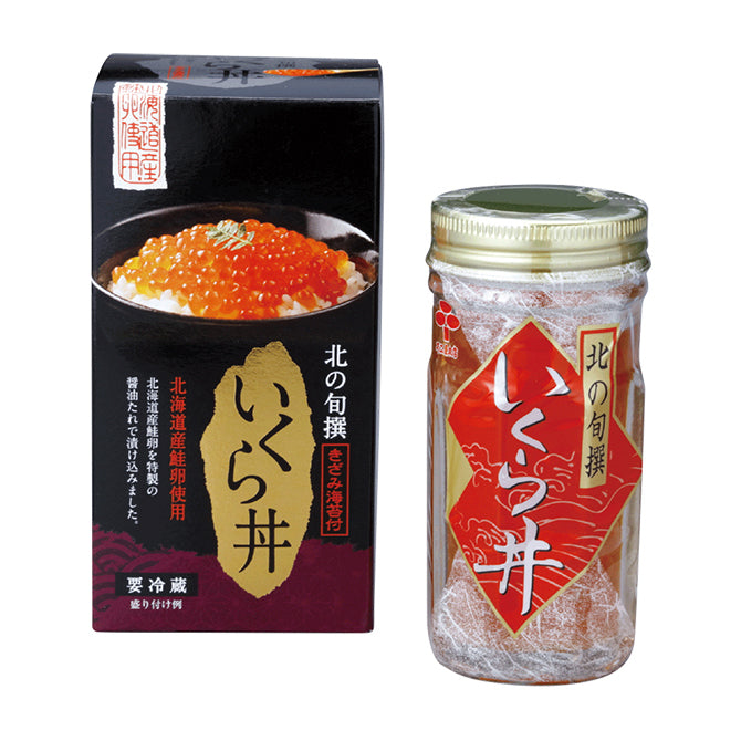 不二家本店 いくら丼  北海道産・瓶入65g（のり付き）